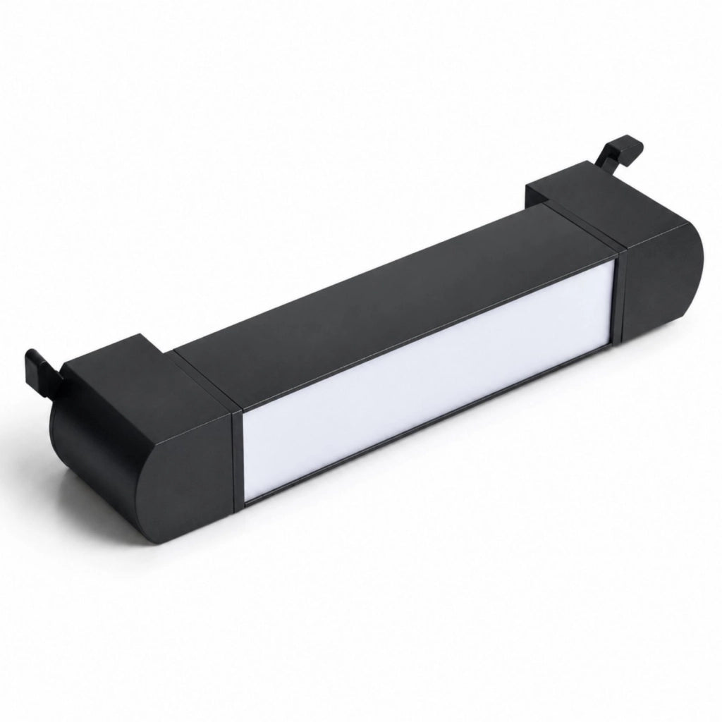 Faro Led Binario Monofase, Nero Lineare 61cm 28W 2800lm 120° Orientabile, Disponibili 3000K 4000K (Bianco Caldo 3000K)