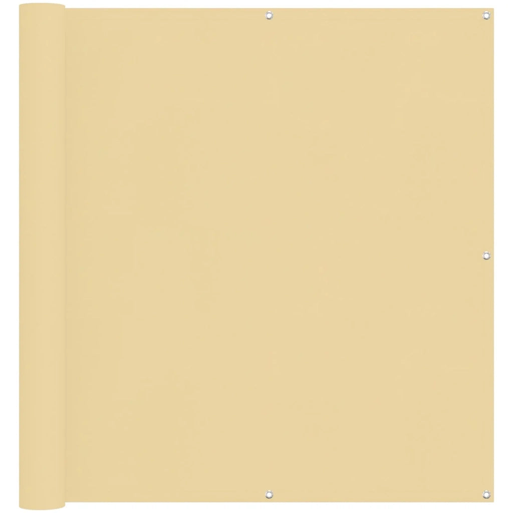 Schermo da balcone Sabbia 110 x 400 cm Tessuto Oxford 42030573