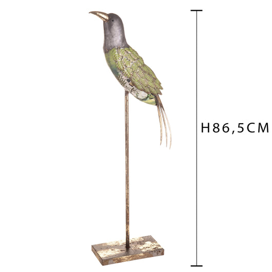 Uccello Metallo H 86,5 cm