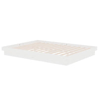 Giroletto Bianco in Legno Massello 140x190 cm 819953