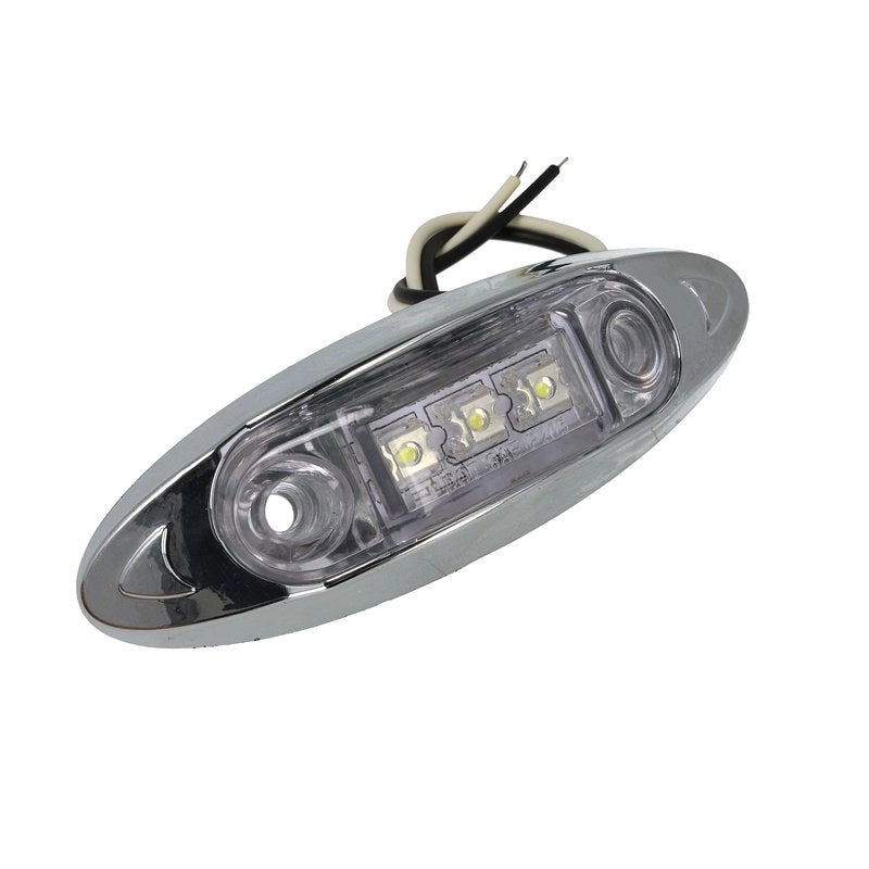 10 Pezzi Fanali Laterali LED 12V 24V Bianco Freddo Luci Cortesia Camper Barca