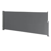 Tendalino parasole tenda laterale con protezione UV 140 x 300 cm grigio 03_0006557