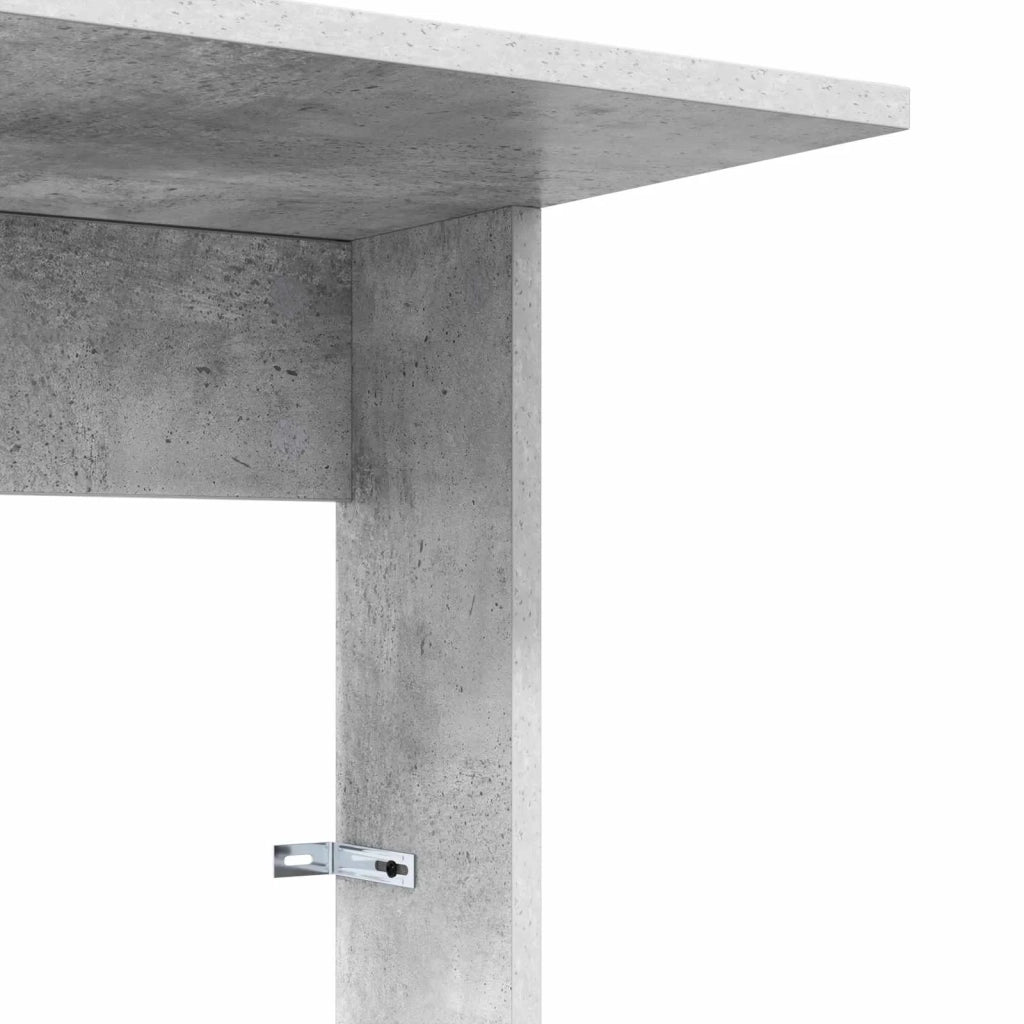 Tavolo laterale Grigio cemento 40 x 38 x 62,5 cm 8000367