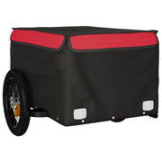 Rimorchio per trasporto biciclette in ferro rosso 30 kg 02_0044170