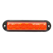 Lampada laterale LED, 12V-24V, gialla, 155x37 mm, con cornice nera, Breckner Germany
