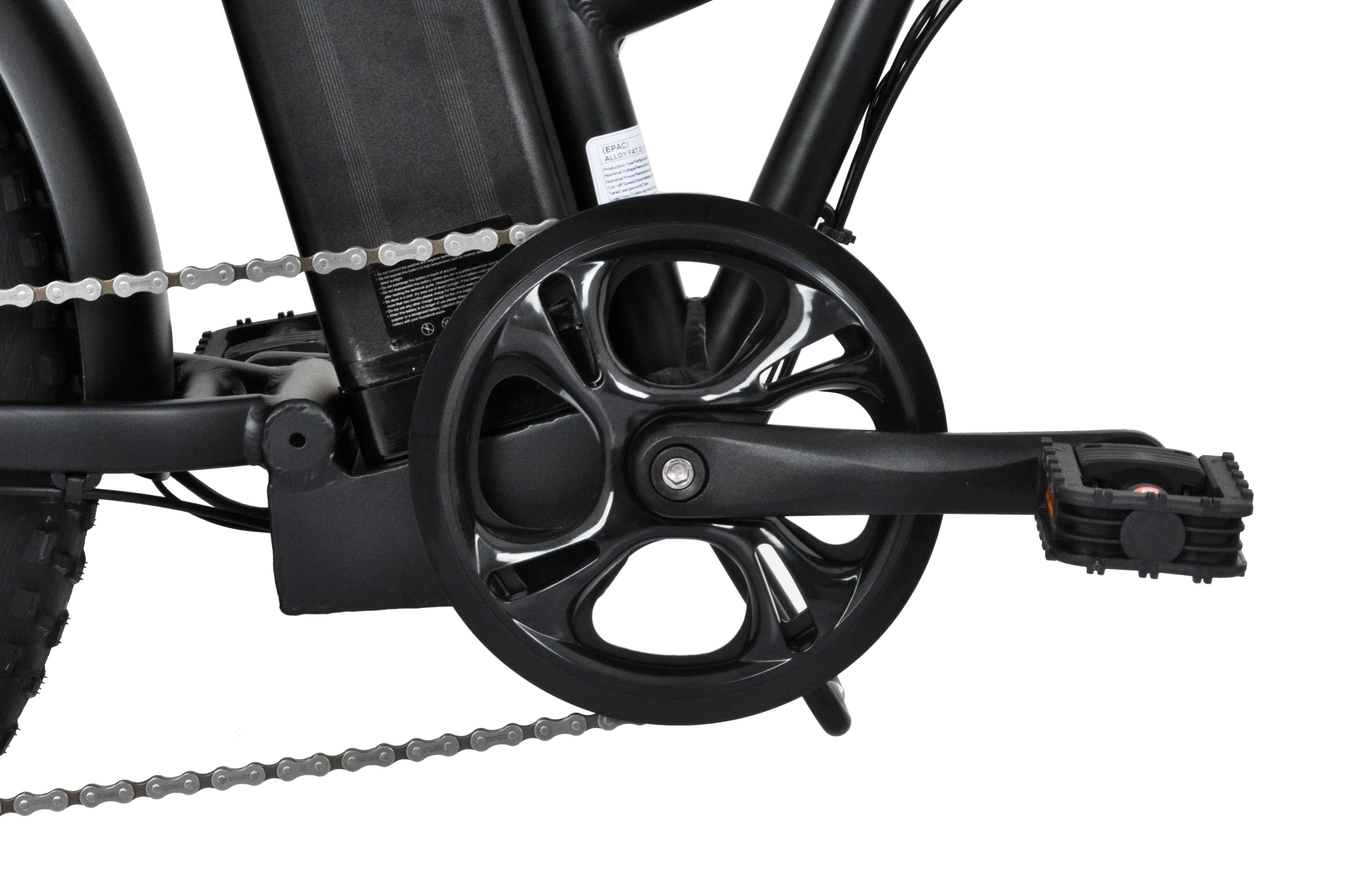 Fat pieghevole 20" alluminio forcella ammortizzata  12.5 ah LCD Nera