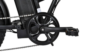 Fat pieghevole 20" alluminio forcella ammortizzata  12.5 ah LCD Nera