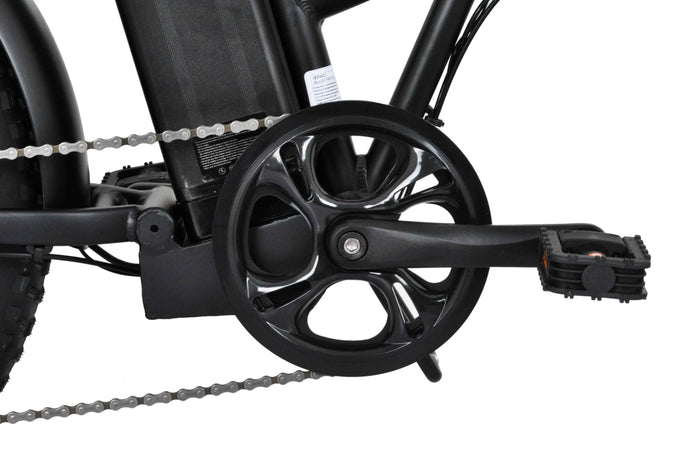 Fat pieghevole 20" alluminio forcella ammortizzata  12.5 ah LCD Nera