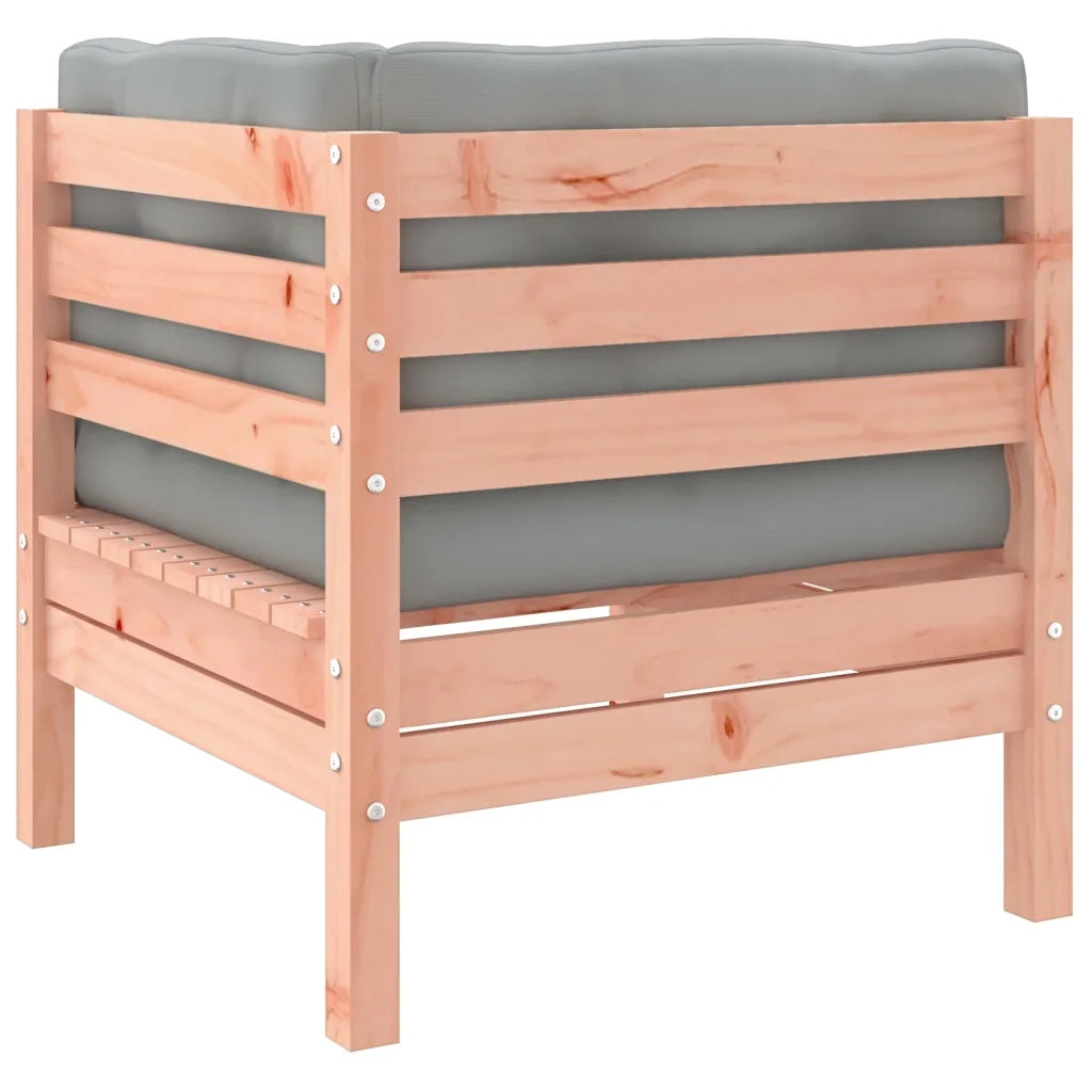 Set Divani Giardino 7 pz Cuscini Legno Massello Abete Douglas