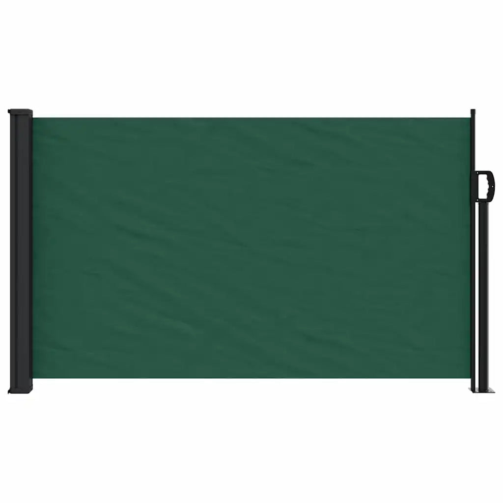 Tenda da Sole Laterale Retrattile-Tenda parasole per giardino Verde Scuro 117x300 cm
