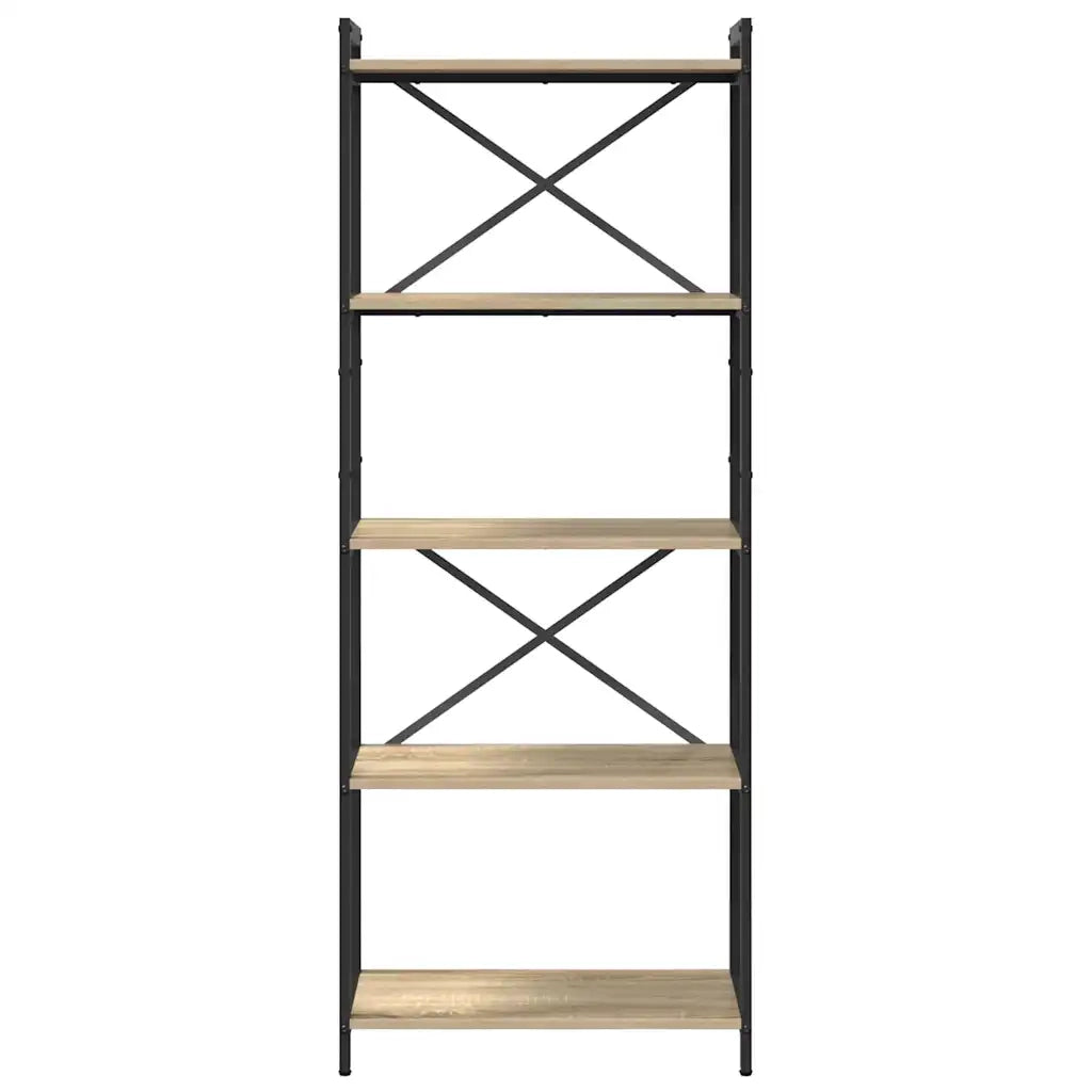 vidaXL Libreria rovere sonoma 60 x 30 x 153 cm Legno multistrato