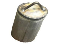 CAMPANACCIO PER MUCCHE IN ACCIAIO- - cm.8x9h. - peso gr.600 - 1 pezzi IL CAMPO