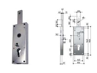 SERRATURA SERRANDA BASCULANTE PER CILINDRO EUROPEO- - catenaccio senza molla di ritorno (6567.081Z) - 1 pezzi PREFER