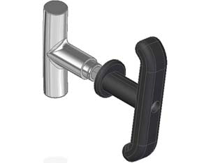 COPPIA DI MANIGLIE PER PORTA BASCULANTE 0456- - (0456.0800.0000) - 1 pezzi PREFER