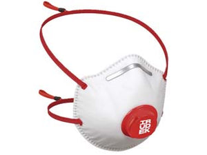 MASCHERINE MONOUSO A CONCHIGLIA CON VALVOLA FFP2 IRU 220 SLV- - IRU 220 SLV - 10 pezzi IRUDEK