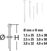 COPIGLIE ASSORTITE IN CONFEZIONE DA 555 PEZZI
