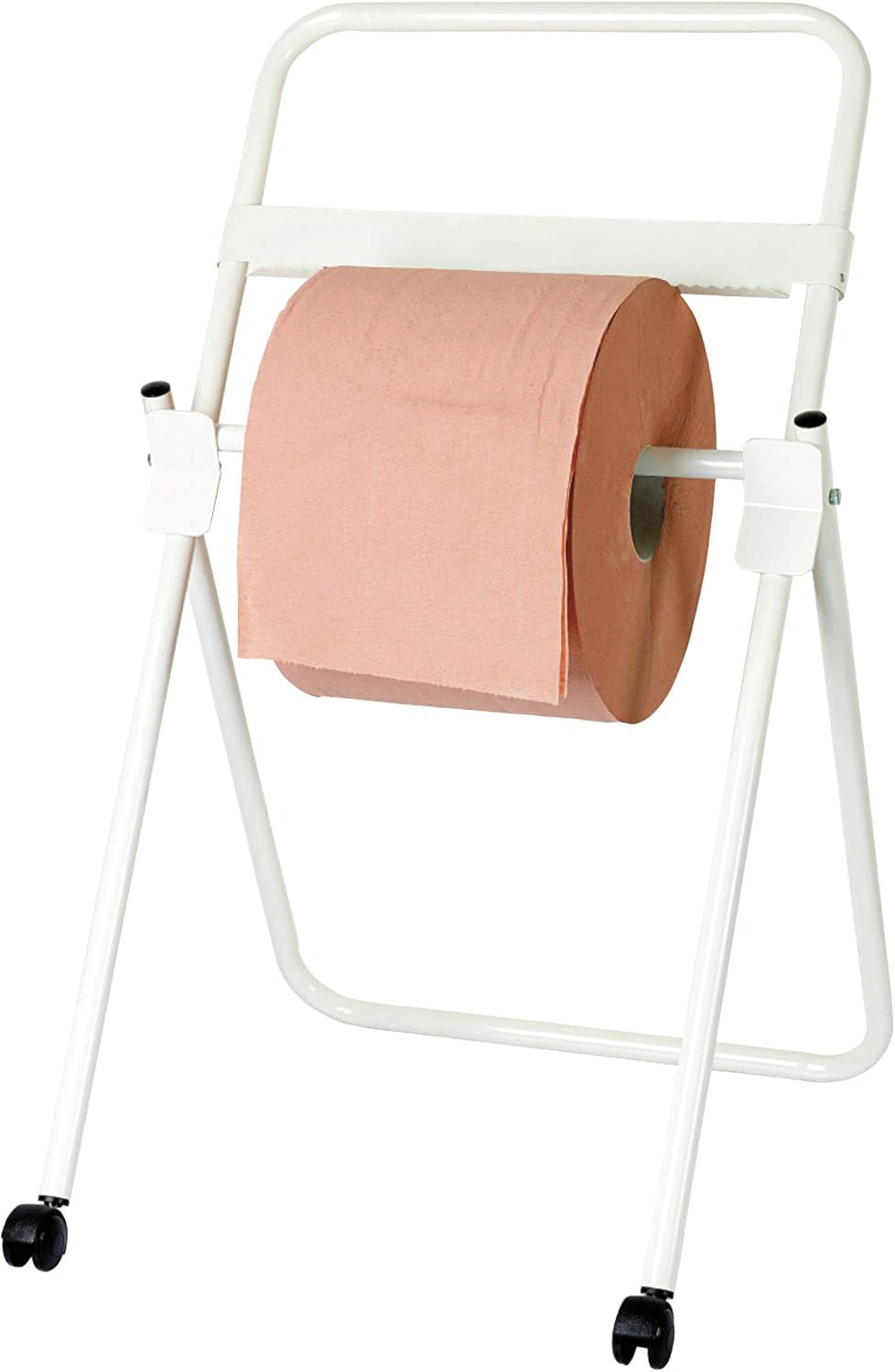 PORTAROTOLO DA PAVIMENTO CON RUOTE