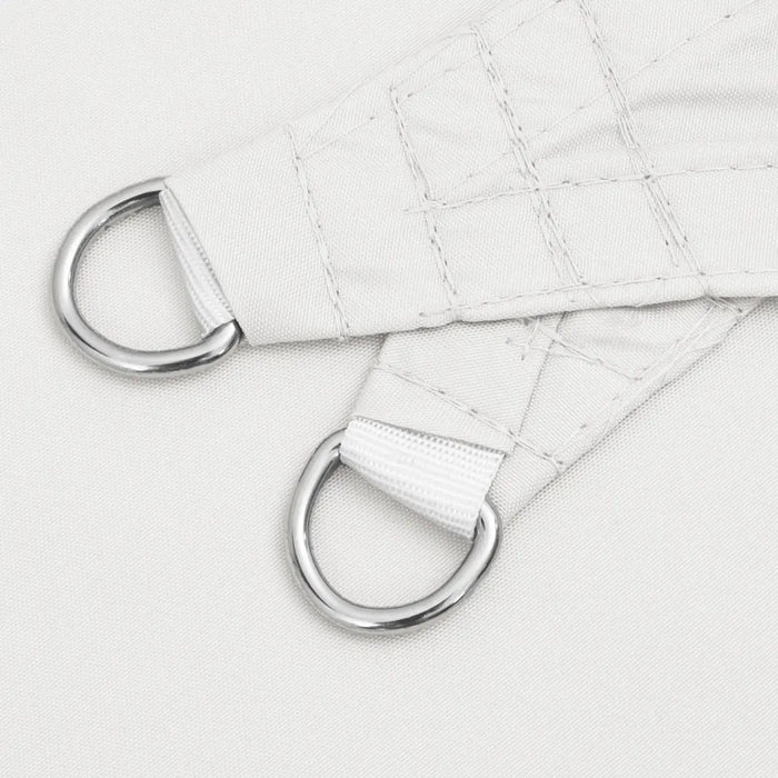 Parasole a Vela Oxford Triangolare 3x4x4 m Bianco 135284