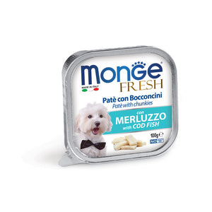 MONGE FRESH GR.100 MERLUZZO- 1,0 pz