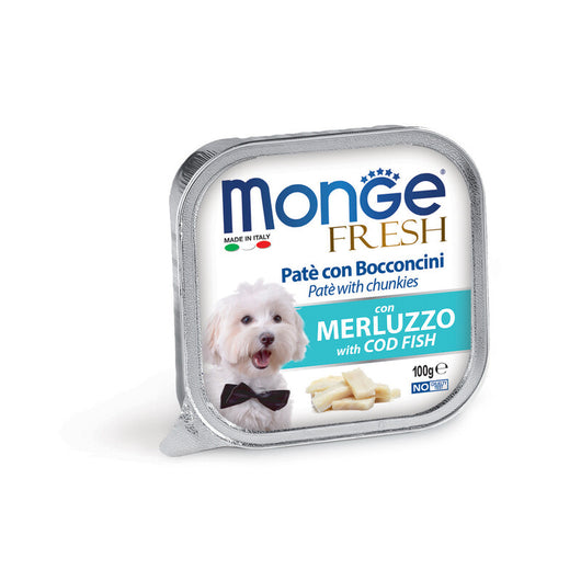 MONGE FRESH GR.100 MERLUZZO- 1,0 pz