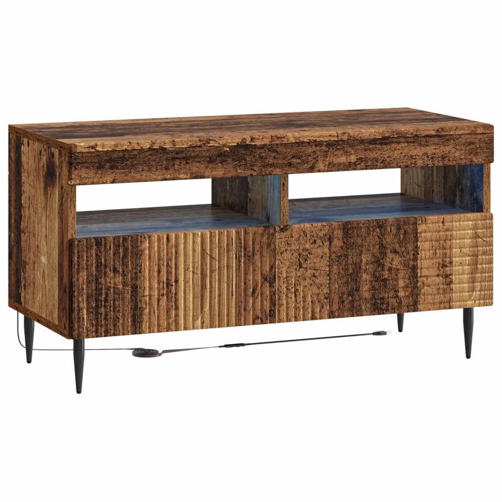 Mobile TV LED a 3 pezzi Legno antico Legno ingegnerizzato 3416688