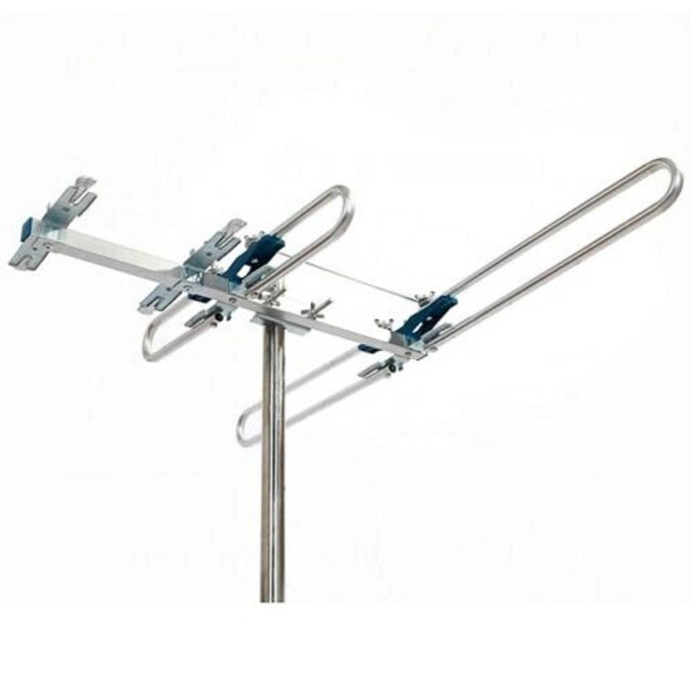 Trade Shop - Antenna Digitale Terrestre Esterno 4 Elementi Banda Iii Vhf Guadagno 10 Db -