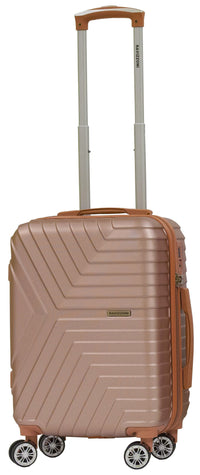 Set 3 Valigie Trolley Rigide in ABS 4 Ruote TSA Ravizzoni Calipso Golden Rose