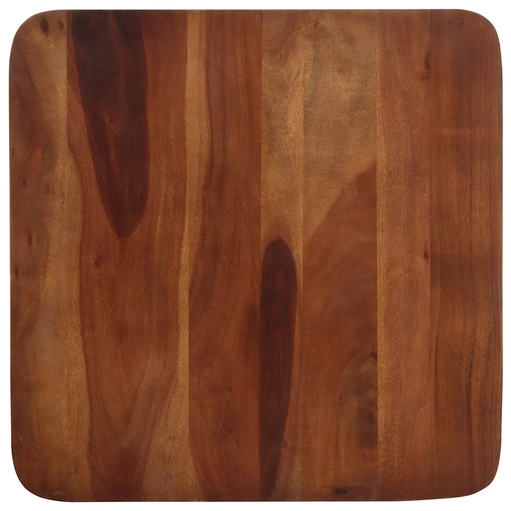 Tavolo da Bar 60x60x107 cm in Legno Massello di Acacia