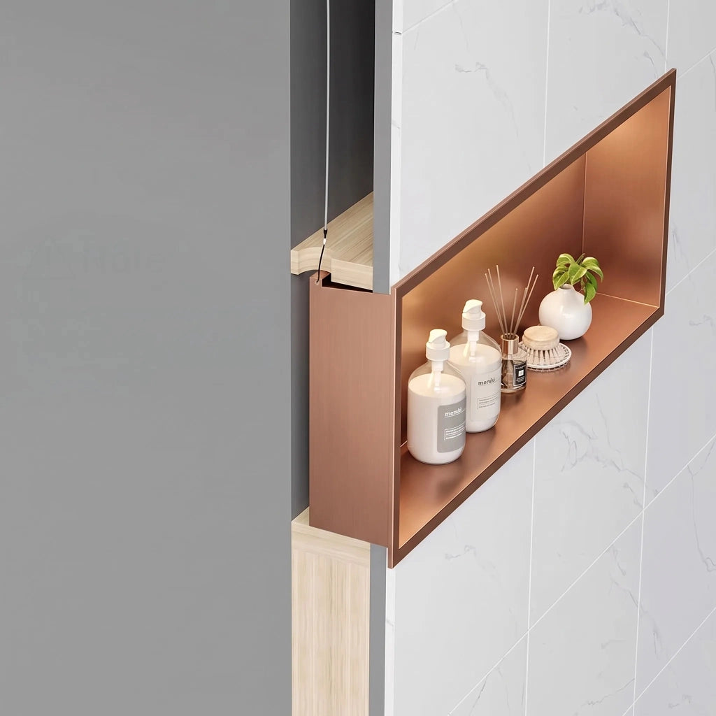 Mensola Bagno Led 30x45 Brush Copper