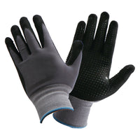GUANTI NITRILE / NYLON Tg. 9 (L)- 12 coppia  - GRIFON SAFETY