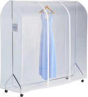 Cappa trasparente per armadio standard con chiusura a zip - 184 cm x 165 cm x 60 cm