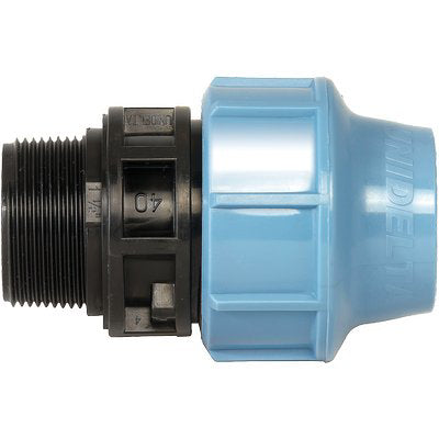 MANICOTTO A COMPRESSIONE FIL MASCHIO PN16 UNIDELTA - MM 25X3/4M- 5 pezzi