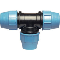 TEE A COMPRESSIONE PN16 UNIDELTA - MM 50X50X50