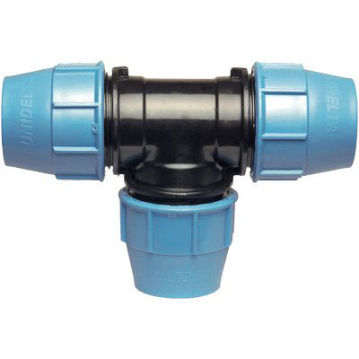 TEE A COMPRESSIONE PN16 UNIDELTA - MM 50X50X50