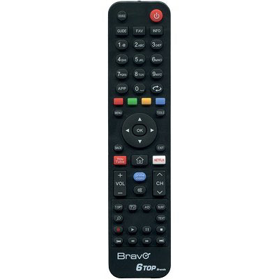 TELECOMANDO 6 TOP BRAND TV BRAVO