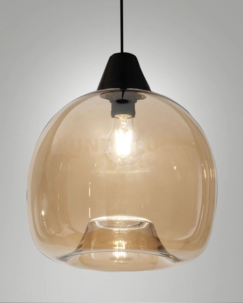 EDISON 3490-50-125 VETRO AMBRA COMPLETO DI CAVO X KIT LUCI