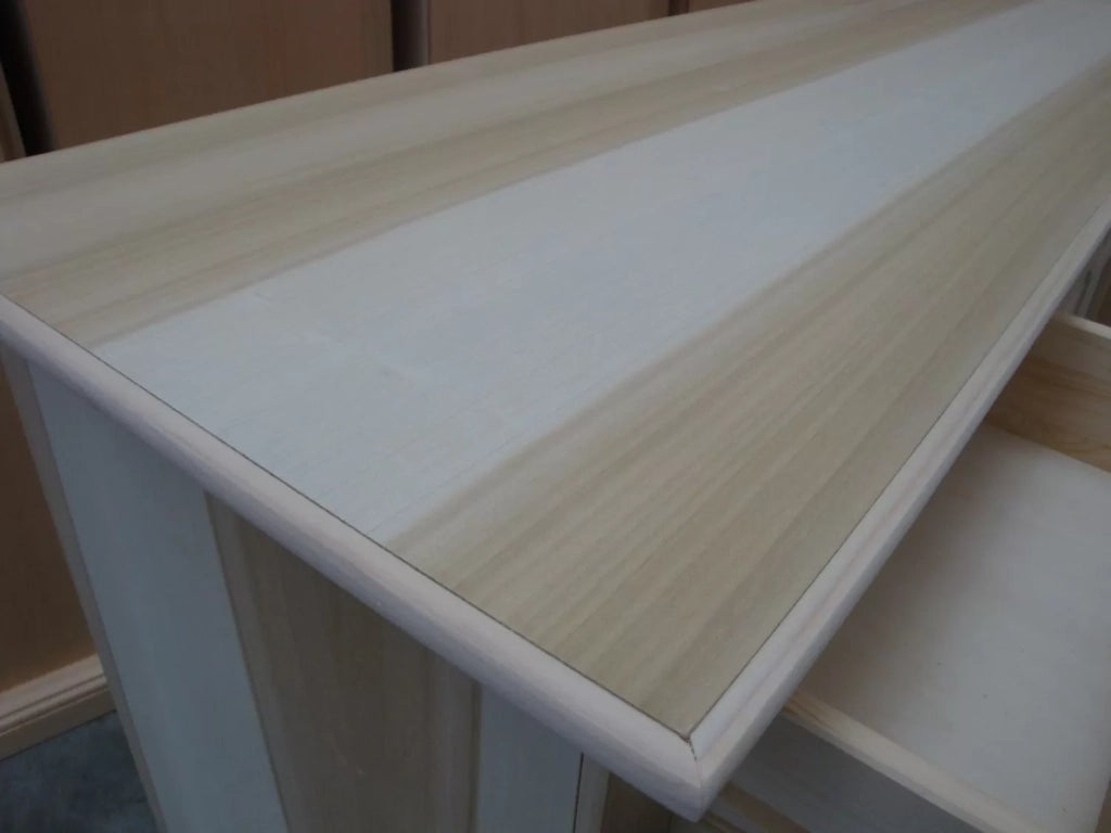 Madia credenza in legno grezza 3 porte l.147 p.45 h.93 (109) - Mobili 2G