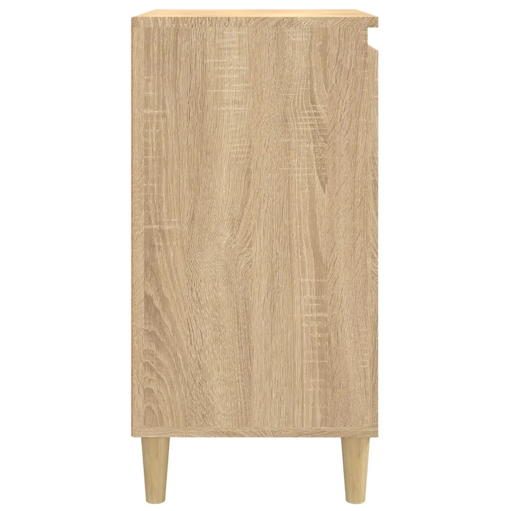 Set di 2 Comodini | Armadio da Notte | Mobiletto da notte Rovere Sonoma 40x35x70 cm in Legno Multistrato