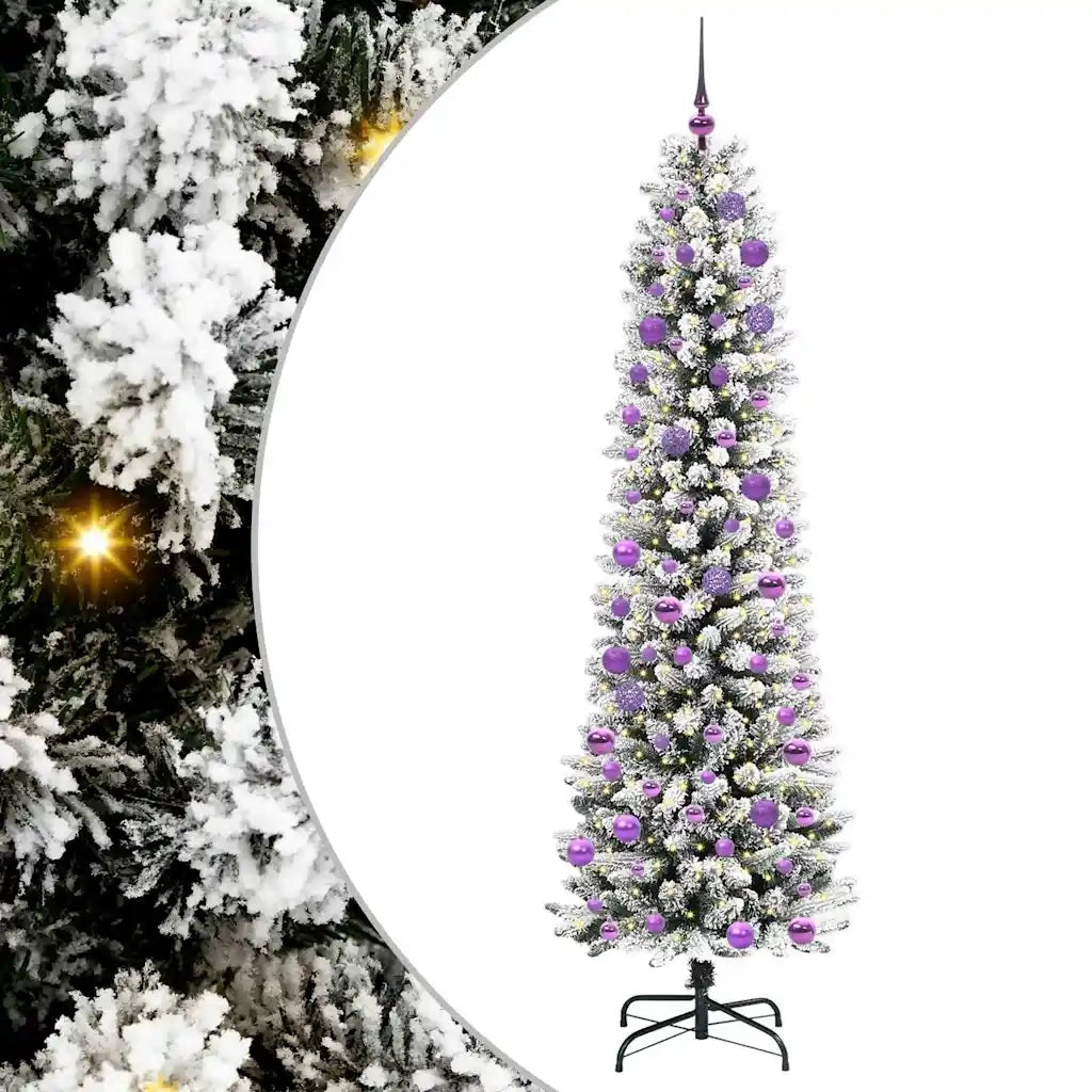 Albero di Natale artificiale con 300 LED Bianco 240 cm 3396135