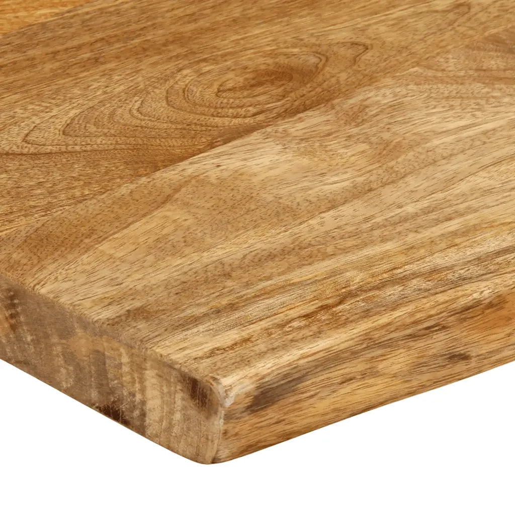 Piano Tavolo 120x40x2,5 cm Bordi Vivi in Legno Massello Mango 370710