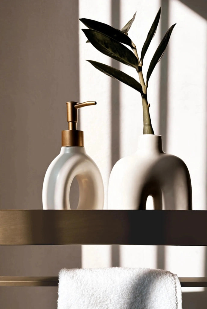 Mensola Da Bagno Sf01 60cm Gold Brush