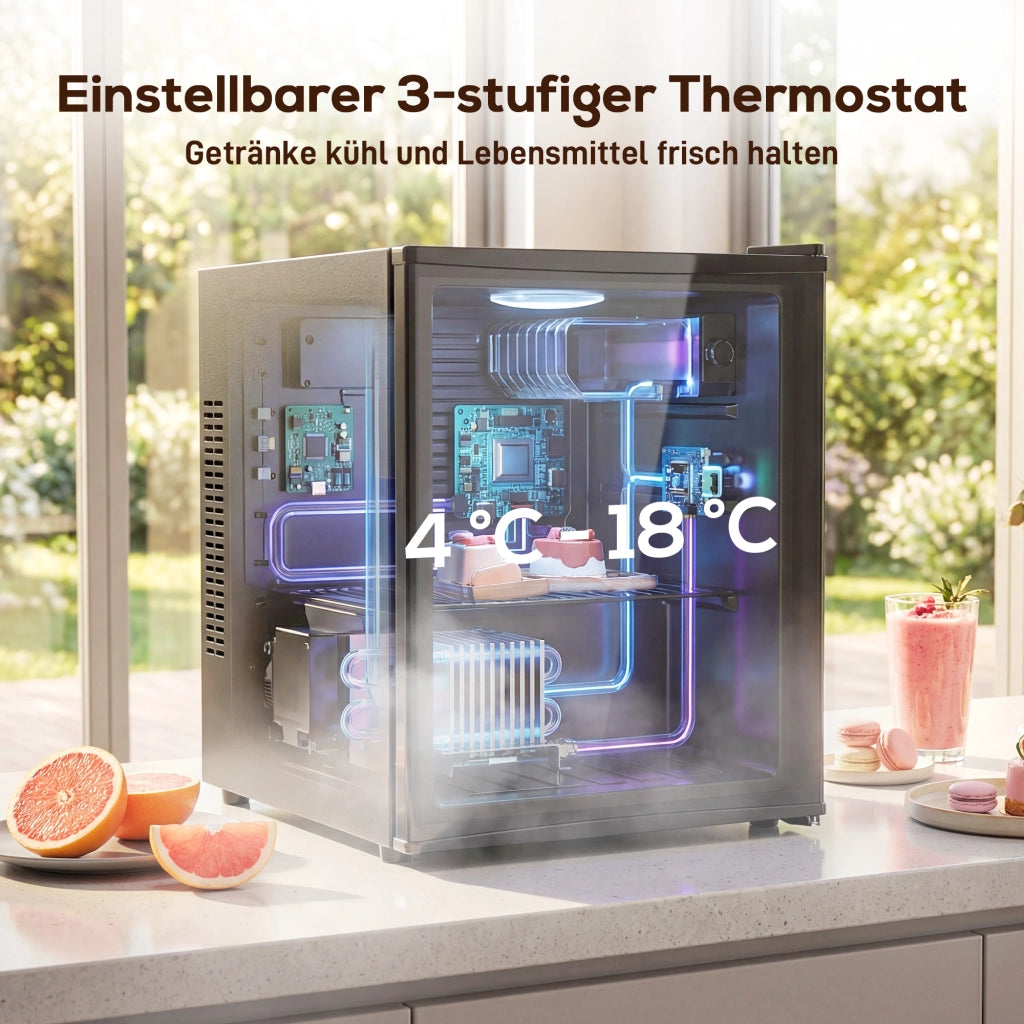 Mini Frigo 44L ¨C zephmum ¨C Nero 43x51x51.3cm