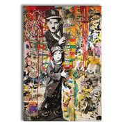Charlie Dream -  Quadro Canvas Contemporaneo su telaio in legno Misura: 70x100 cm
