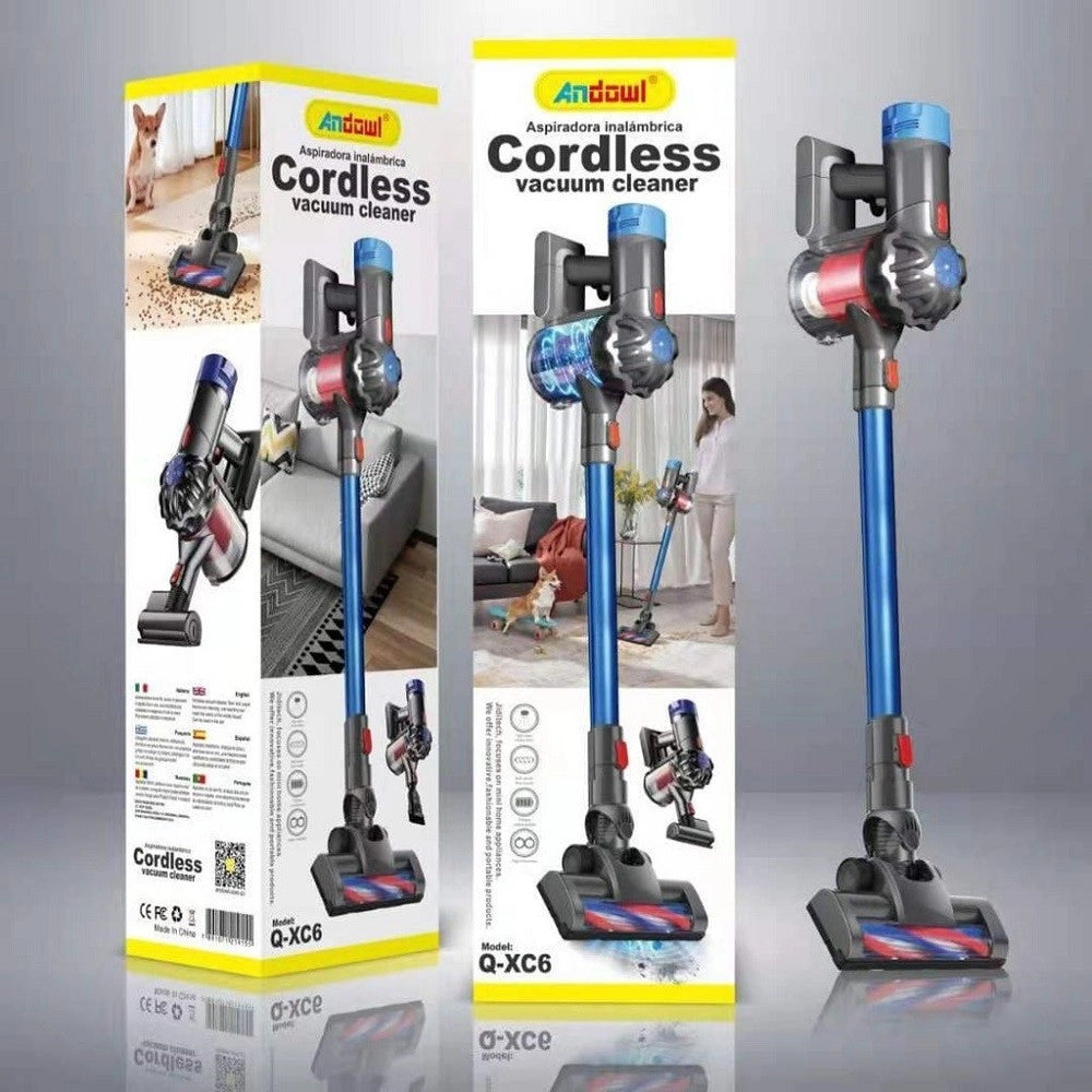Trade Shop - Aspirapolvere Briciole Scopa Elettrica 2in1 Senza Fili Q-xc6 Tecnologia Ciclonica -
