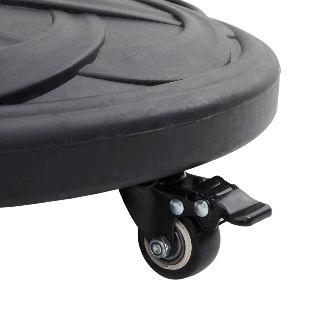 Base per Parasol  con Ruote per Poles Ã˜38-48 mm 13 kg Rotonda
