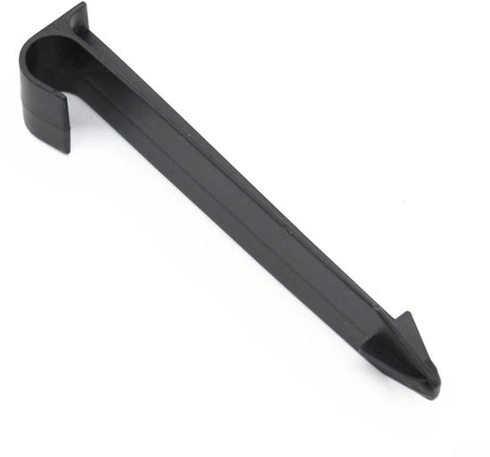 Pins di fissaggio 50 pezzi - Stakes per irrigazione a gocce in plastica - DN16 tubo - Irrigazione per giardino a gocce - Micro-aspiratori - Lunghezza 11 cm - Stakes per irrigazione a gocce