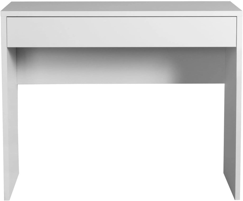 SCRIVANIA CON CASSETTO LINEA 'ESPRESSO' cm. 100 x 40,5 x h.81,4 - laccato bianco  - COMPOSAD