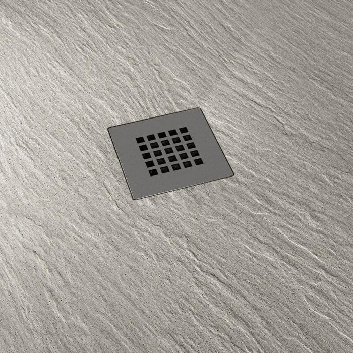 Piatto Doccia in Pietra 100x130 cm Pedrinelli Ardesia Stone Side Grigio