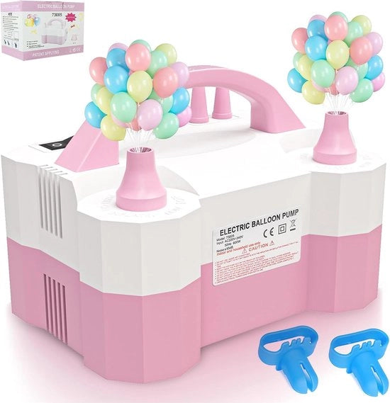 Pompa elettrica per gonfiare palloncini - 600W | Inflatore portatile per feste e compleanni