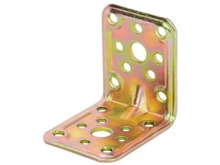 PIASTRA DI GIUNZIONE PESANTE AD ANGOLO LARGHEZZA MM.50 ART.771- - mm.100x100x50 - spessore mm.2,2 - 25 pezzi ALDEGHI